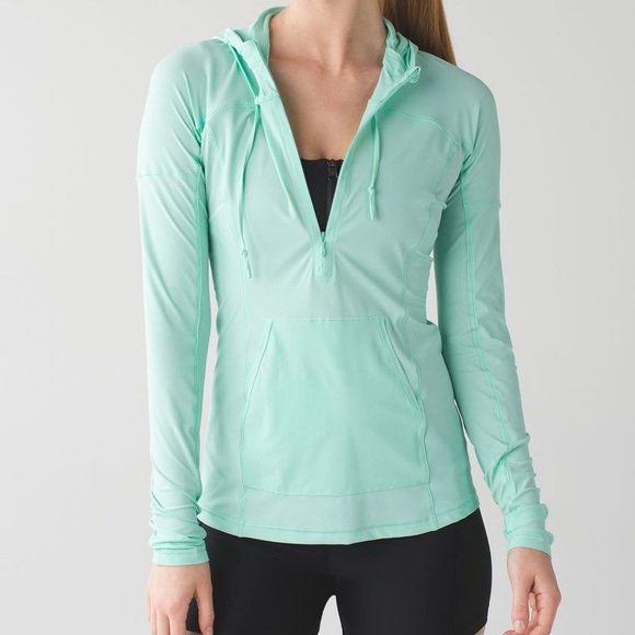 lululemon athletica Tops - Lululemon Women Runbeam Pull-over Lightweight Hoodie W/UPF 50+ Fabric Size 6